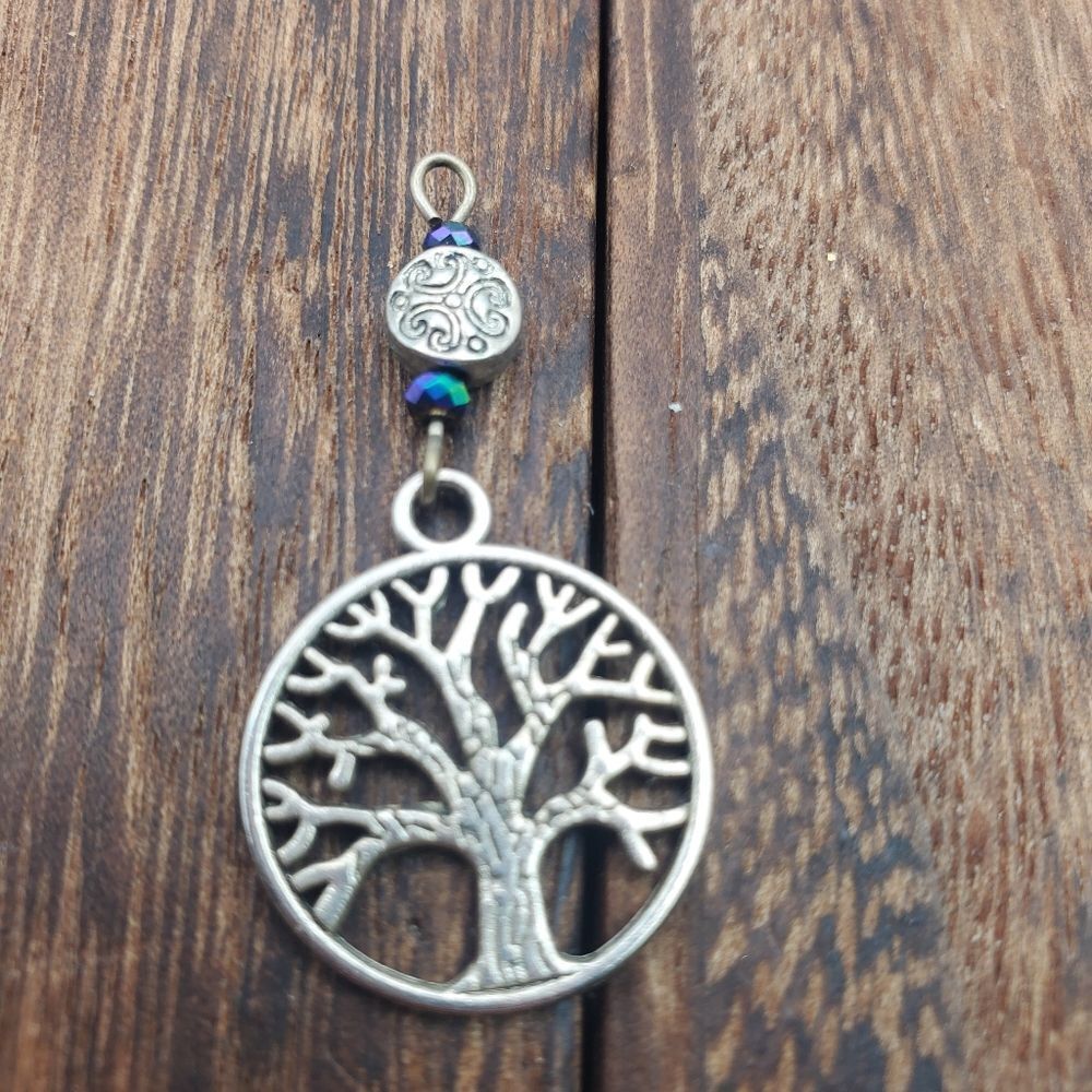 Elemental tree‎ of life necklace pendant